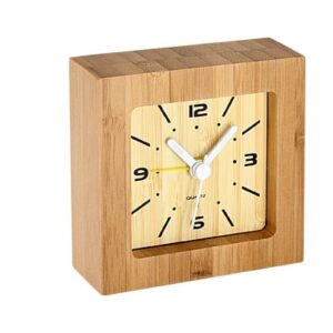 reloj bambu con logo